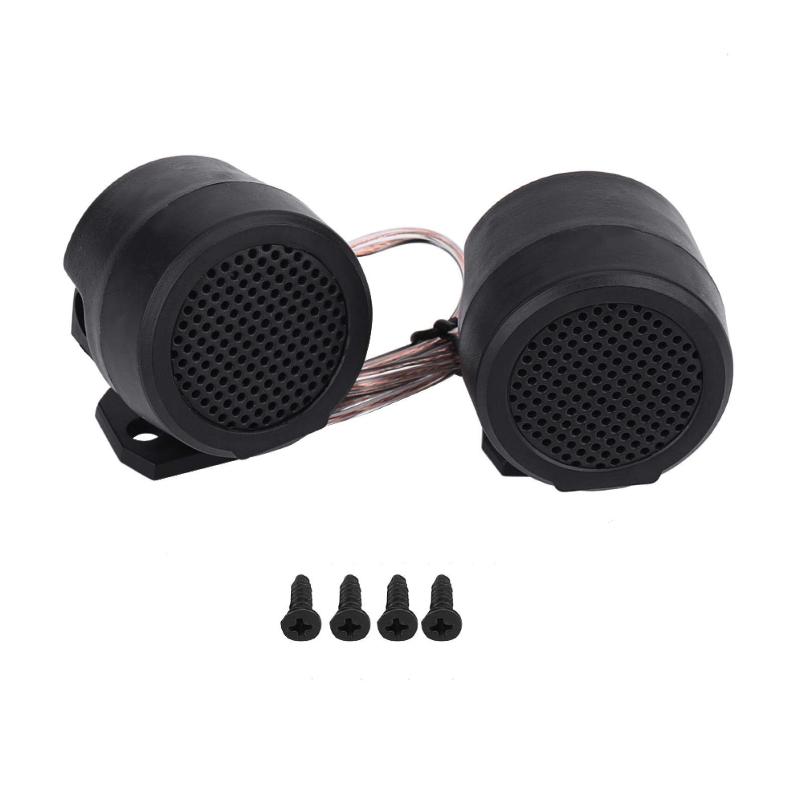 Acouto 500W 12V Car Tweeter Speakers - 2 Pack High Power Round Super Tweeters for Car Audio System | Perfect for Car Stereo Upgrade, Truck & SUV Sound Enhancement