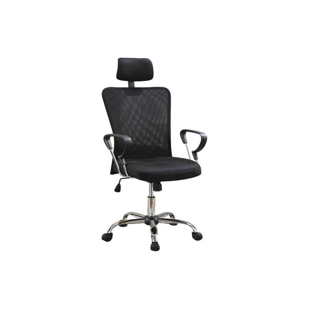 Home Square 3-Piece Office Furniture Set - Cappuccino Wooden Desk, Ergonomic Chair & Bookcase for Home Office | Perfect for Small Spaces & Remote Work