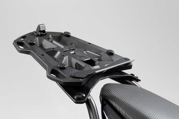SW-MOTECH Street Rack Adapter Plate - Universal Motorcycle Luggage Rack Mounting Bracket for Secure Travel Accessories Installation