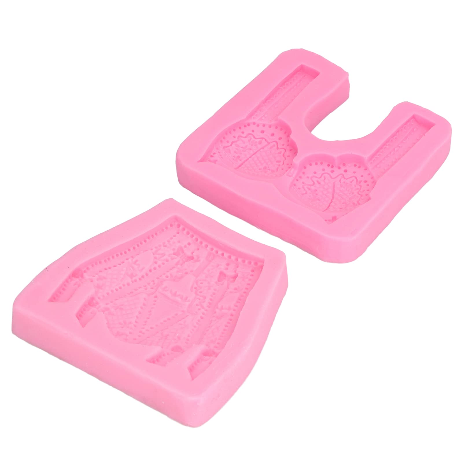 2PCS Silicone Bikini Cake Molds - Fondant & Chocolate Mold for DIY Dessert Decorations - Perfect for Birthday Cakes, Cupcakes, and Baking Parties