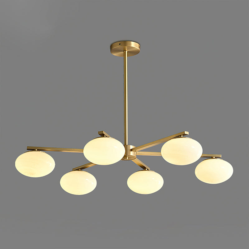 Briette Crystal Chandelier - Elegant Modern Ceiling Light Fixture for Dining Room, Living Room & Bedroom | Perfect for Home Decor, Wedding & Event Lighting