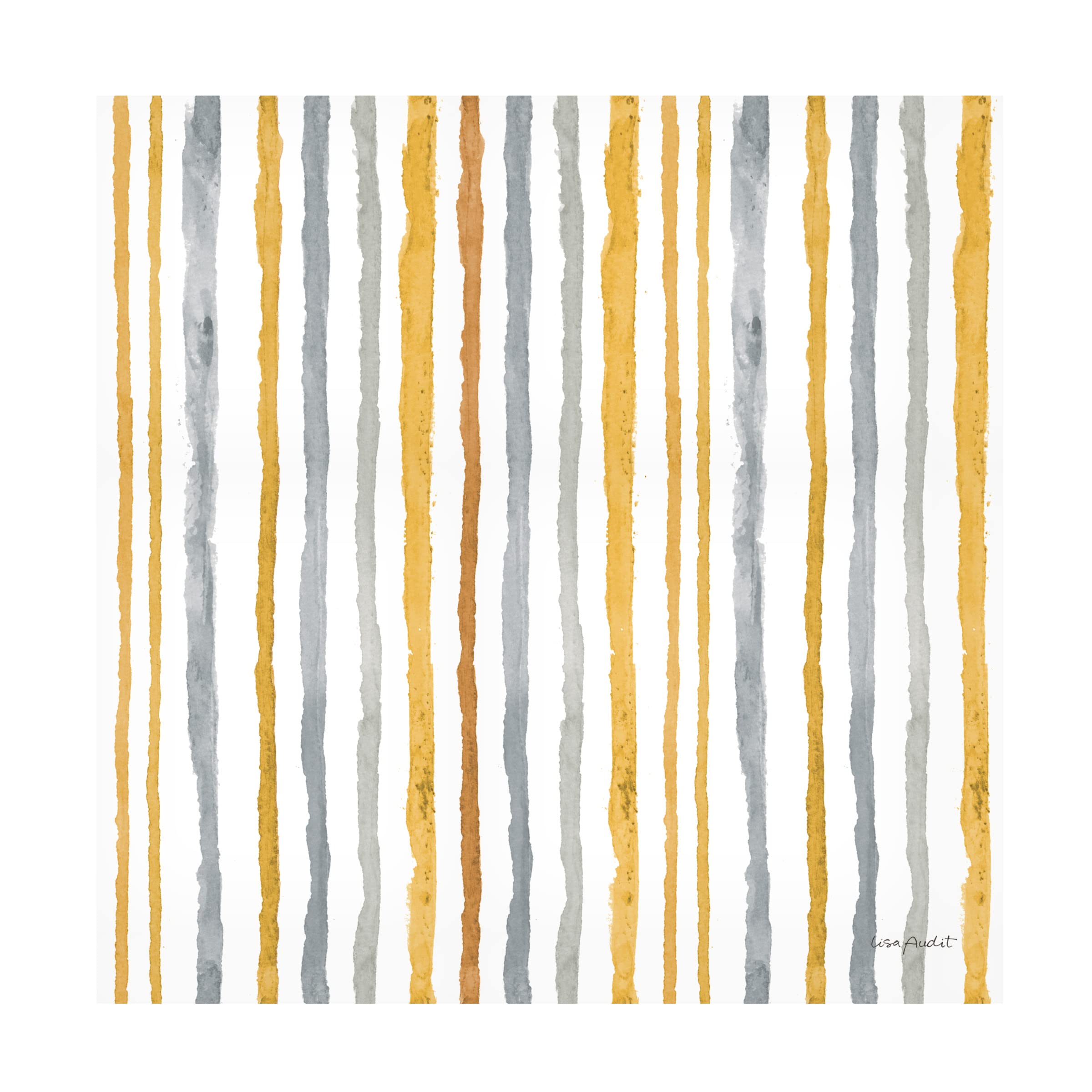 Lisa Audit 'Happy Yellow 26' Modern Abstract Canvas Wall Art - Vibrant Yellow Painting for Living Room, Bedroom & Office Decor