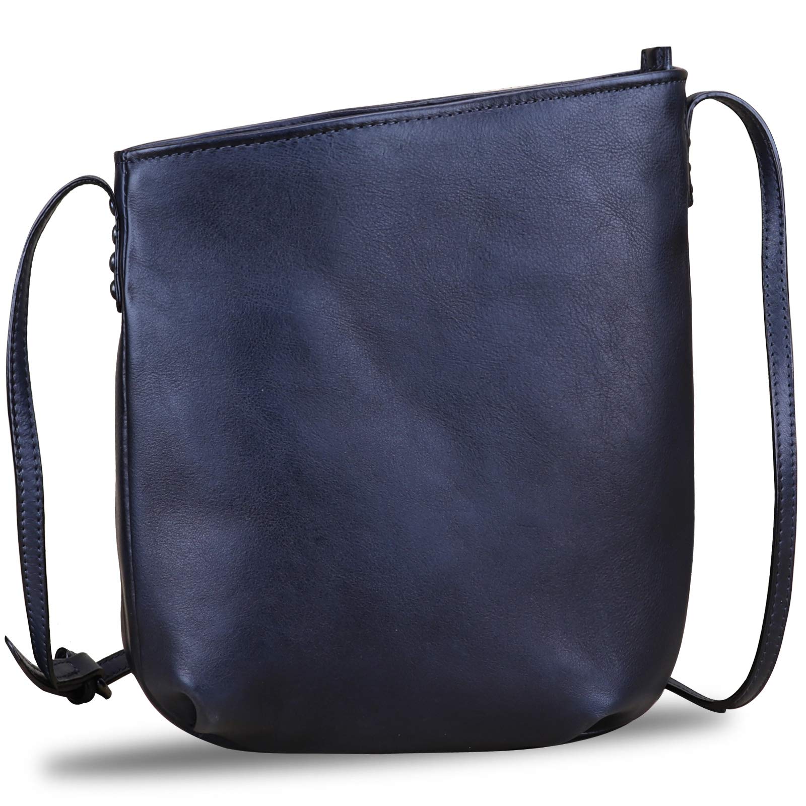 Genuine Leather Crossbody Bags for Women - Handmade Retro Satchel Purse Small Designer Shoulder Bag | Perfect for Everyday Use, Travel & Date Night