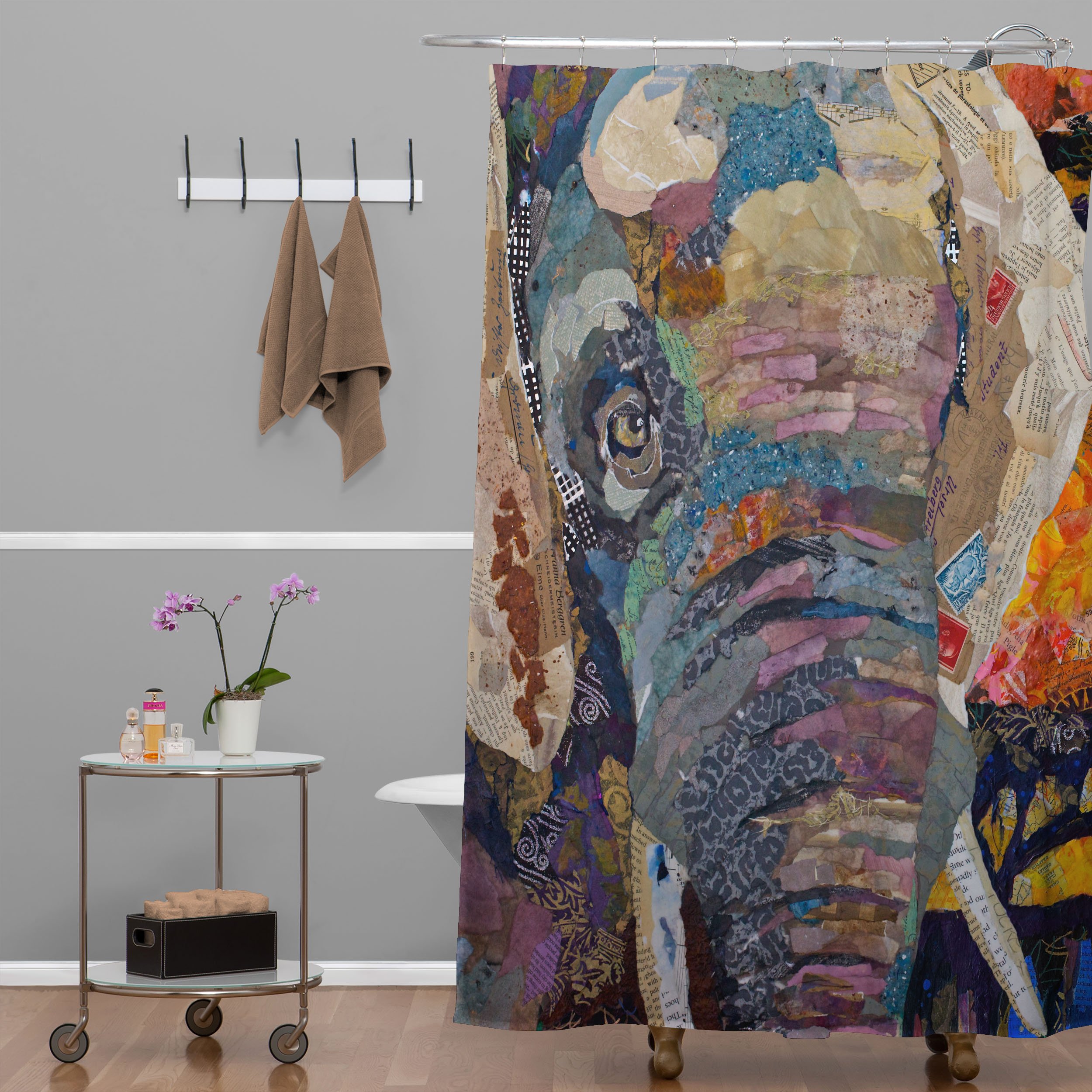 Deny Designs Elephant Shower Curtain - 69