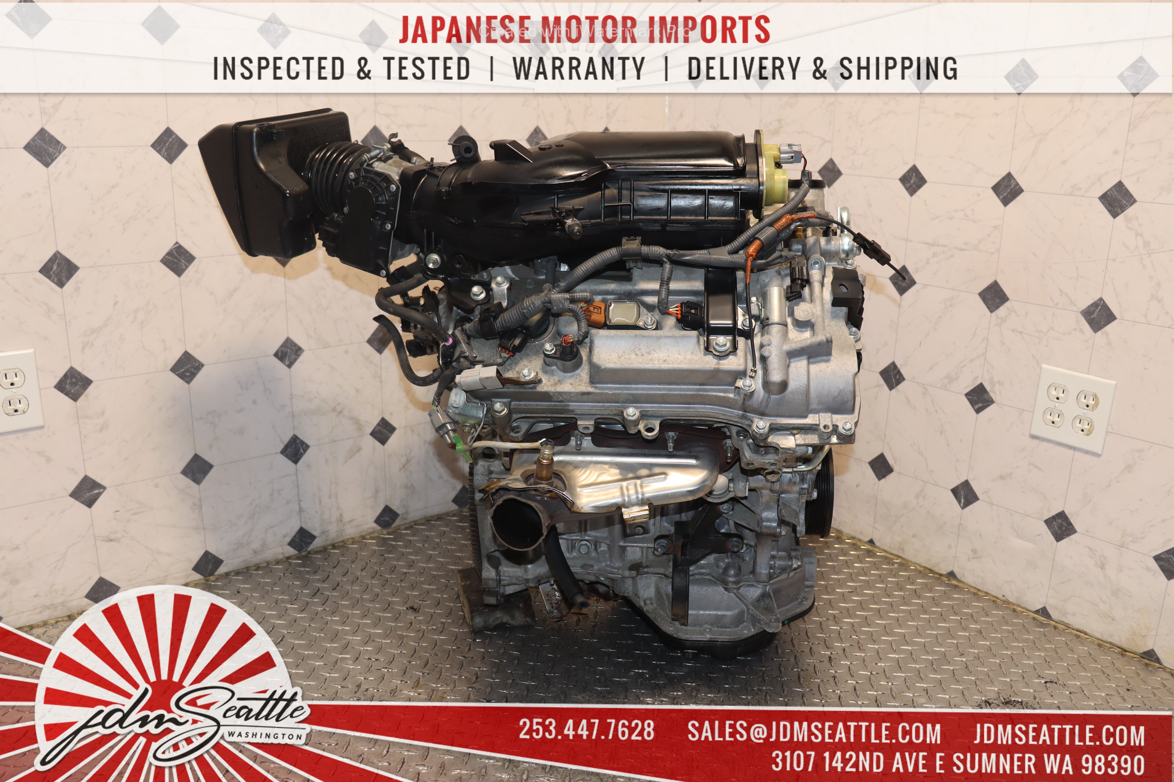 JDM 2GR-FE 3.5L V6 Engine for 2007-2016 Toyota Highlander Camry Avalon Sienna RAV4 Venza & Lexus RX350 ES350 - FWD/AWD Replacement Motor - Perfect for Engine Swap & Performance Upgrades