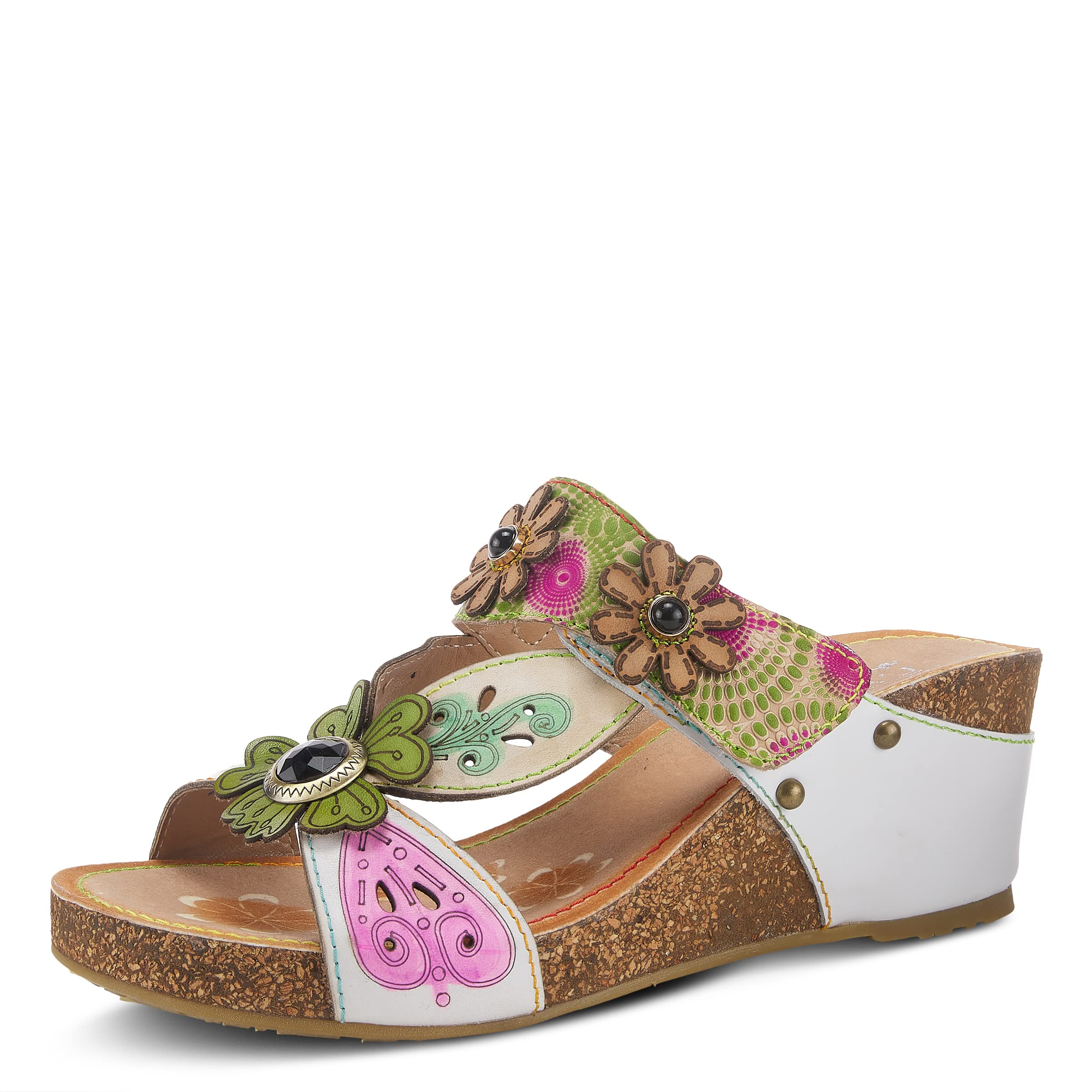 Spring Step L'Artiste Women's Adelanda Comfort Slide Sandals - Breathable & Lightweight Summer Shoes for Beach, Pool, and Casual Wear