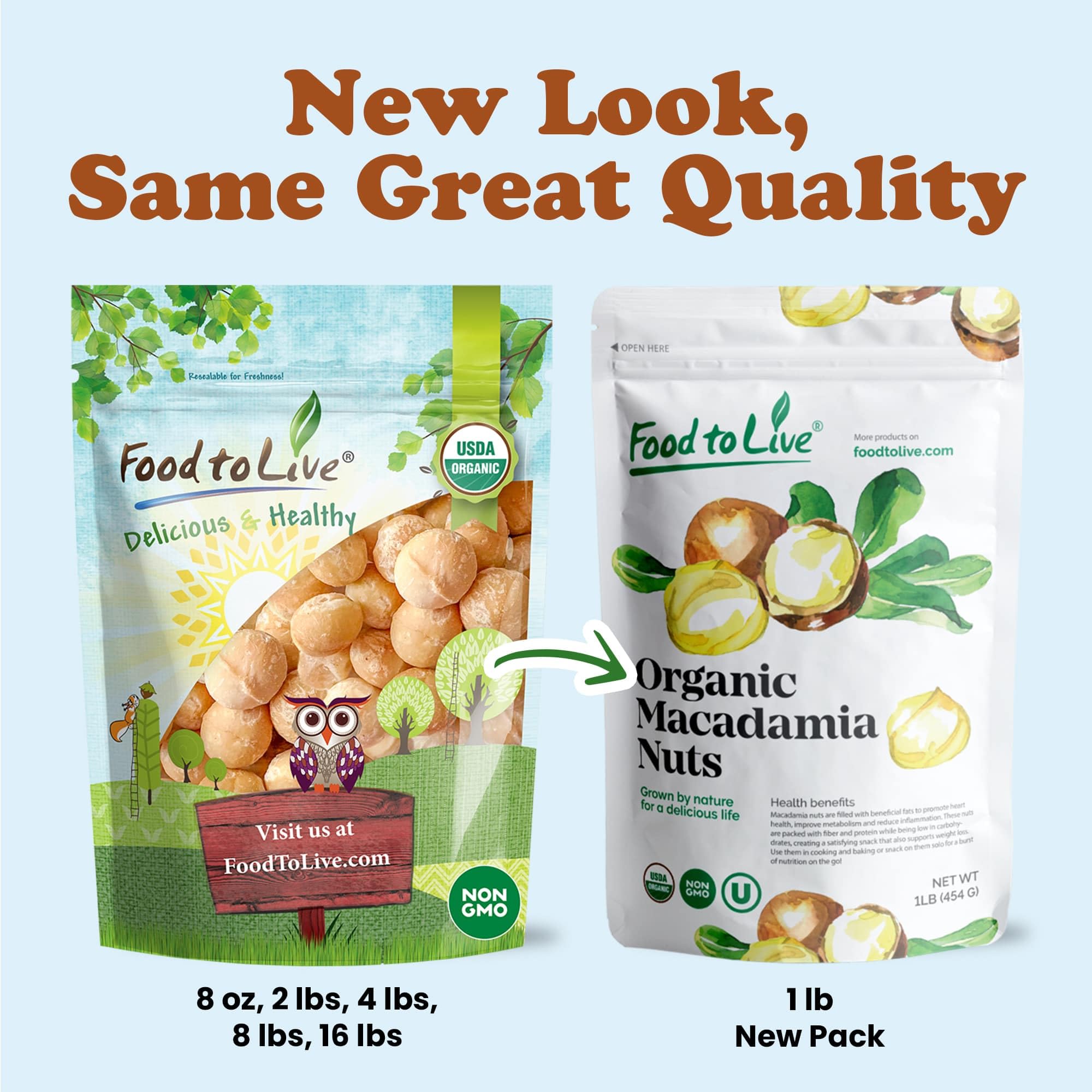 Organic Dry Roasted Whole Macadamia Nuts 8lbs - Unsalted, Non-GMO, Keto & Paleo Friendly Snack - Rich Buttery Flavor - Kosher Certified - Perfect for Healthy Snacking, Baking, and Gift Giving
