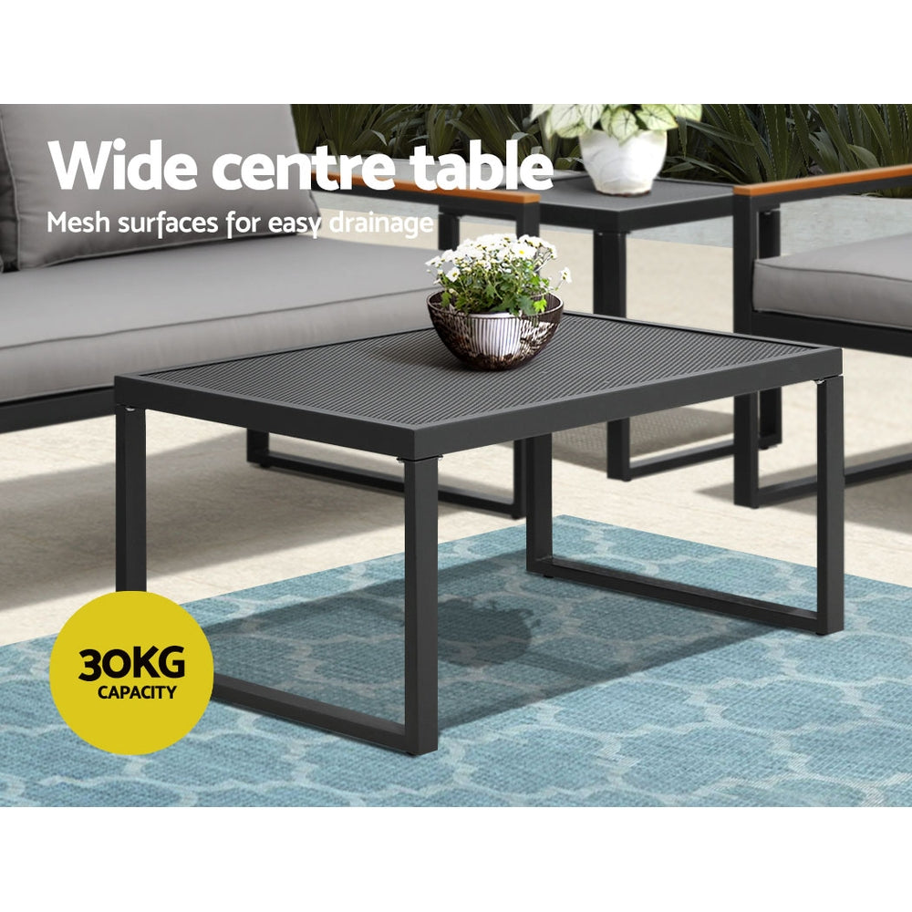 3-Seater Corner Steel Modular Lounge Sofa Set - Modern Living Room Furniture for Small Spaces, Apartments & Offices