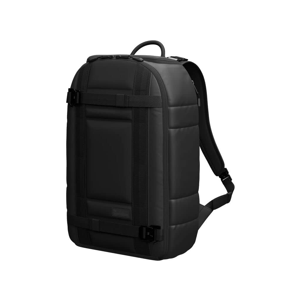 Db Journey Ramverk Durable Travel Backpack 21L - Waterproof Laptop Backpack with USB Charging Port & Roller Bag Hook System - Perfect for Business Travel, Commuting & Weekend Getaways (Blackout)