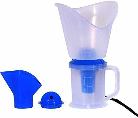 Portable Vaporizer & Facial Steamer for Cold & Cough Relief - All-in-One Steam Inhaler Machine for Kids & Adults | Perfect for Home Use, Spa Days & Respiratory Therapy