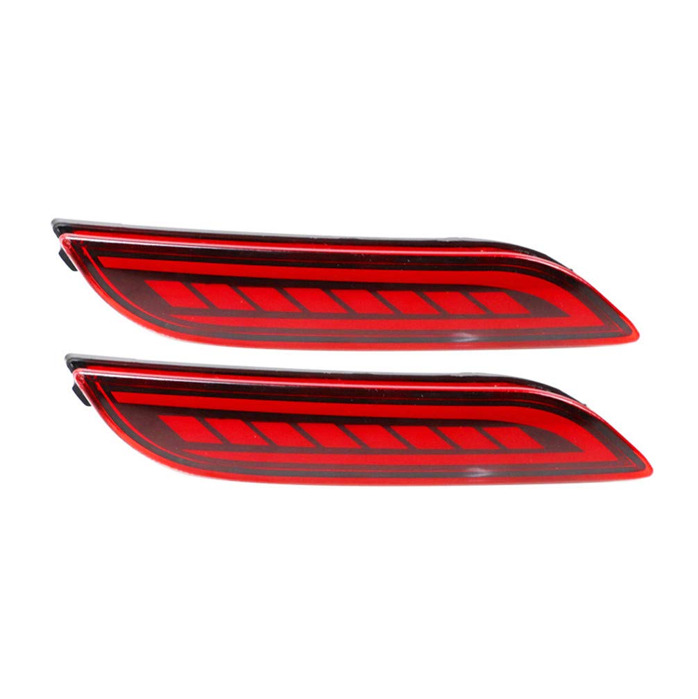 2018-2020 Toyota Camry LED Tail Light Assembly - Super Bright Grid-Type Brake Lights, Turn Signal & Reverse Lights - Durable Rear Bumper Reflector for Night Driving Safety (Perfect for Commuting, Road Trips & Enhanced Visibility)