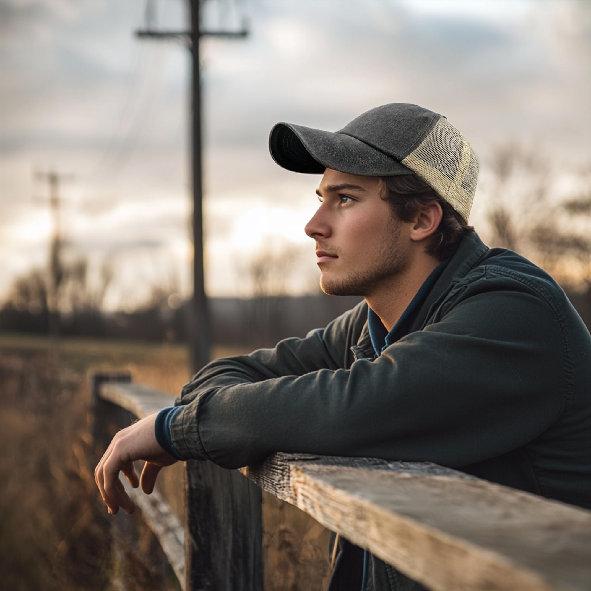CLAPE Breathable Mesh Baseball Cap - Quick Dry Summer Trucker Hat for Golf, Running & Outdoor Sports | Lightweight Dad Hat for Men