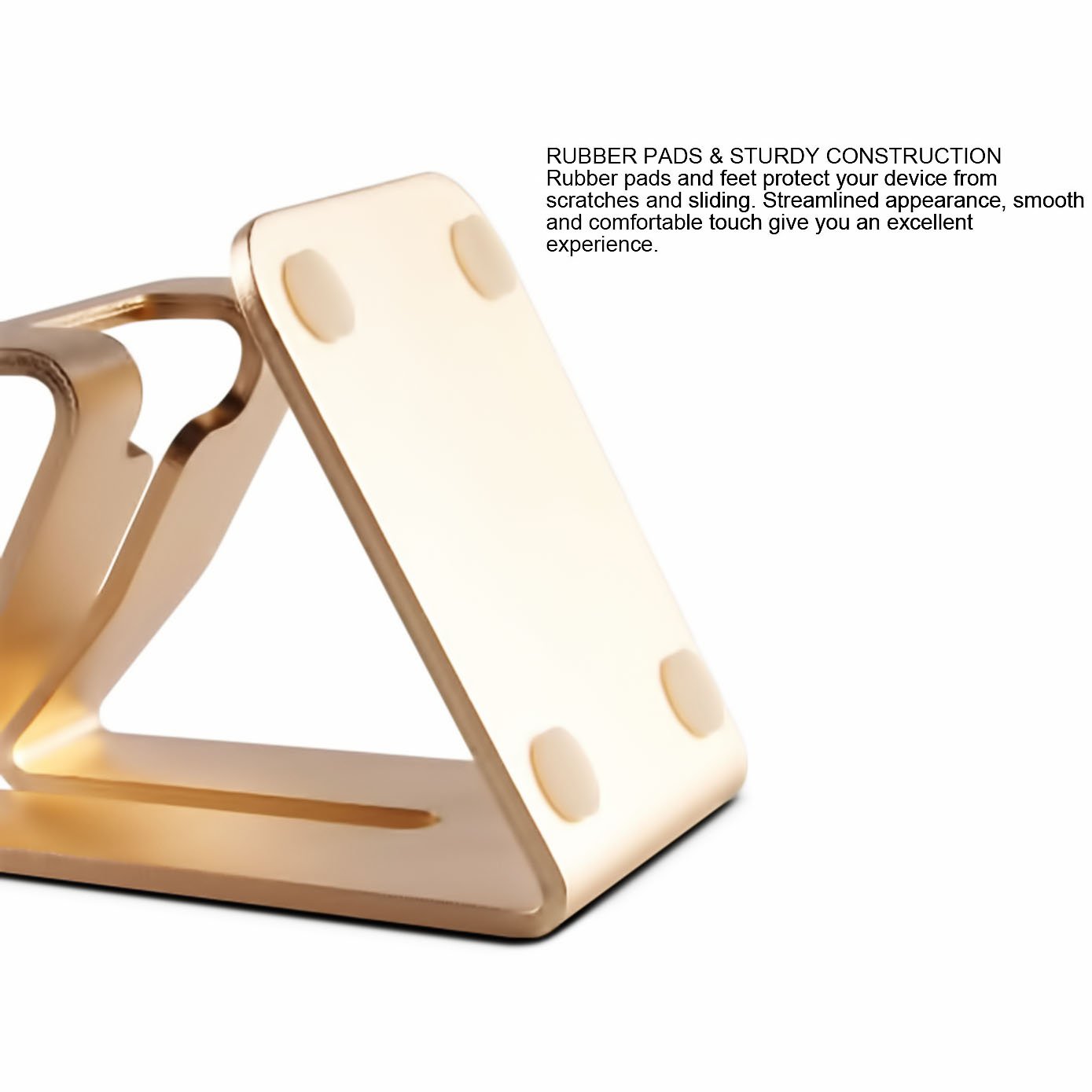 Aluminum Phone & Tablet Stand for iPhone, iPad (Up to 10.1