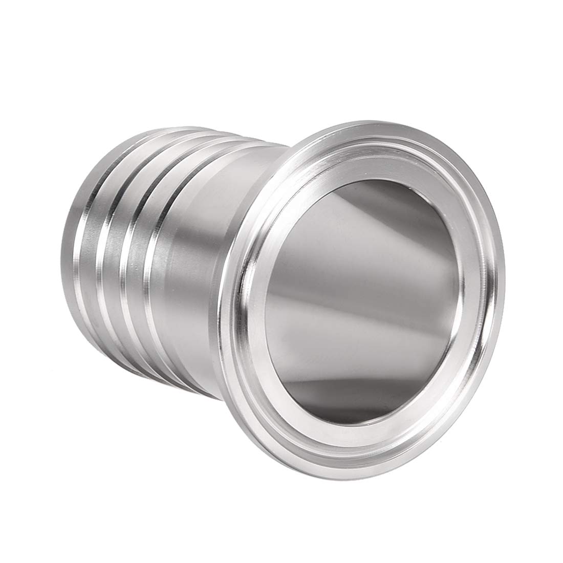 uxcell 1.988 Inch Flange to 1-1/2 Inch Hose Barb Adapter - 2 Pack for Water, Air & Fuel Lines - Perfect for Plumbing, Automotive & Industrial Applications