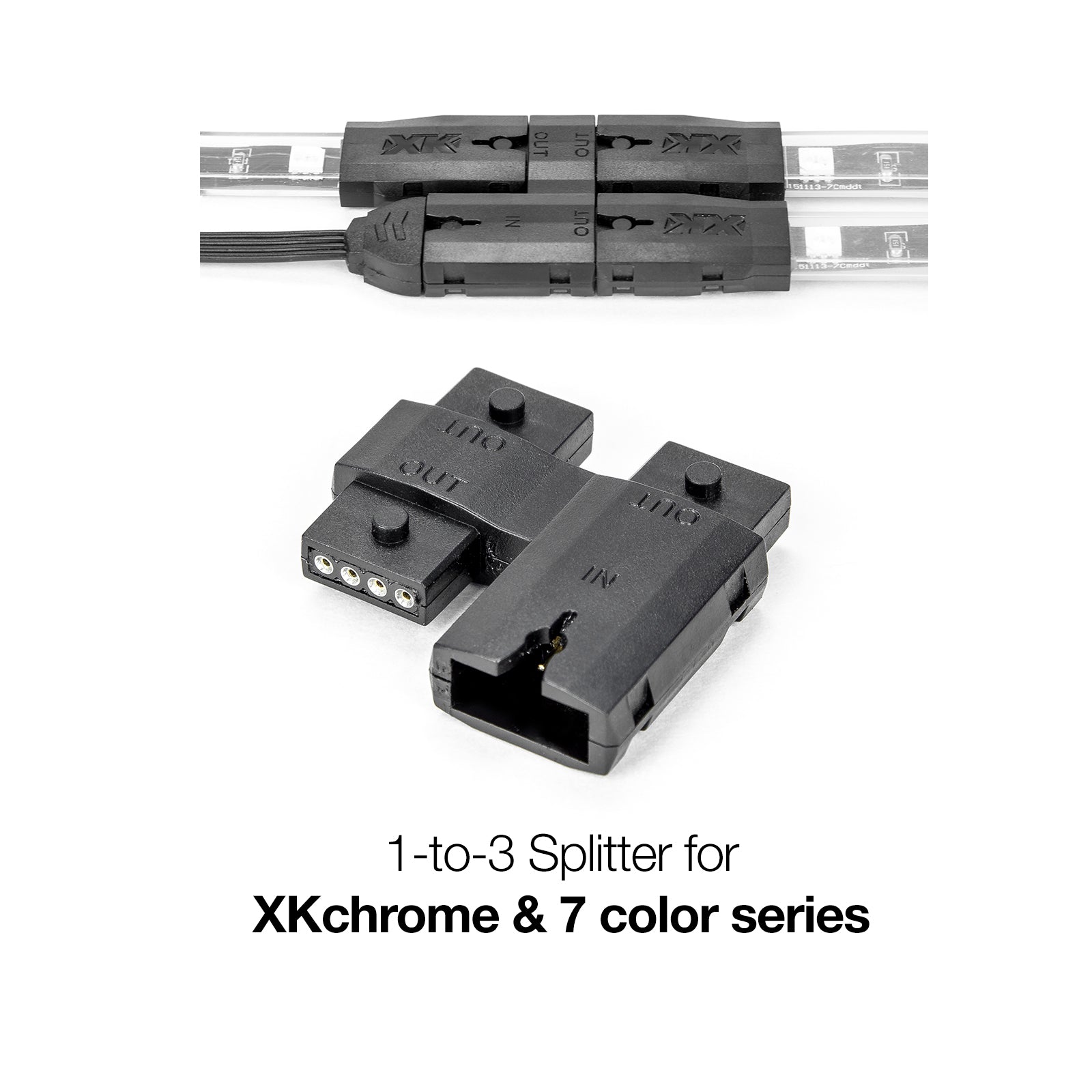 1 to 3 HDMI Splitter 4K 60Hz - High Speed HDMI Cable Splitter for TV, Monitor, Gaming Console, Home Theater - Supports Ultra HD, HDR, 3D, Dolby Vision