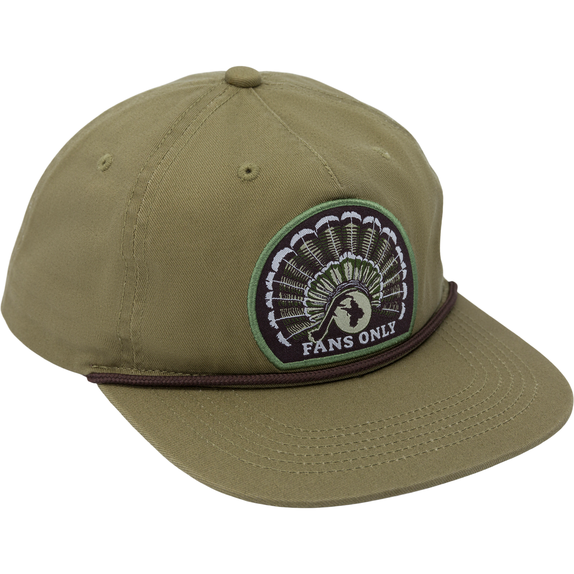 Fans Only Rope Cap - Adjustable Baseball Hat for Men & Women - Breathable Cotton Snapback for Sports, Outdoor Activities & Casual Wear