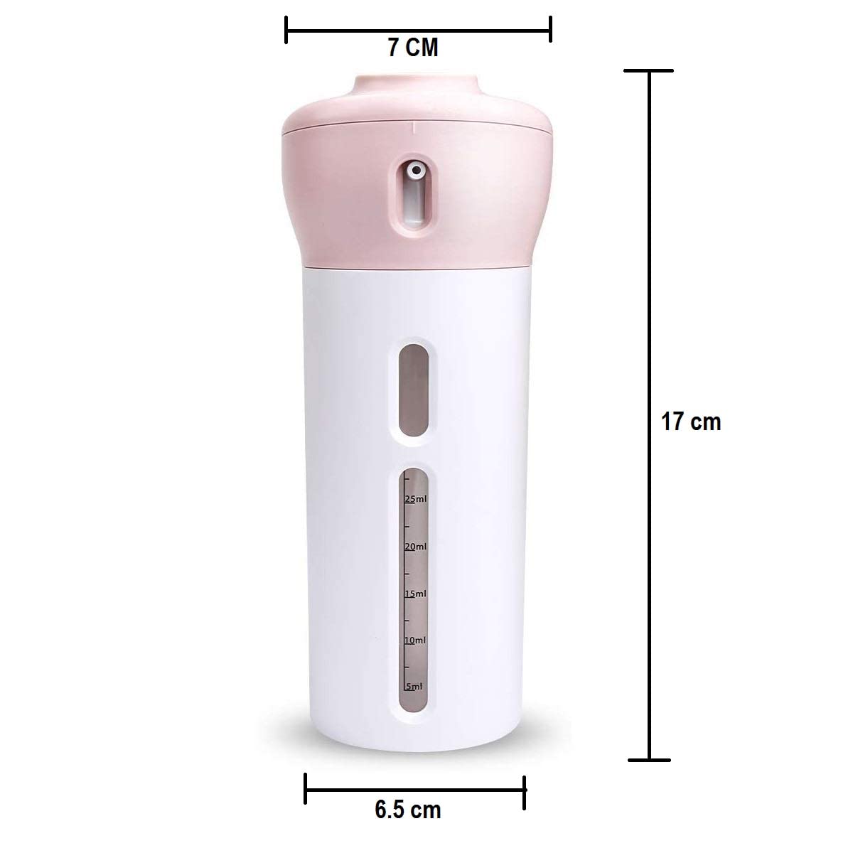 GREEMITO 4-in-1 Refillable Travel Bottles Set - Leak Proof Plastic Cosmetic Containers for Shampoo, Lotion & Toiletries (Multi Color) - Perfect for Air Travel, Gym & Vacation Essentials