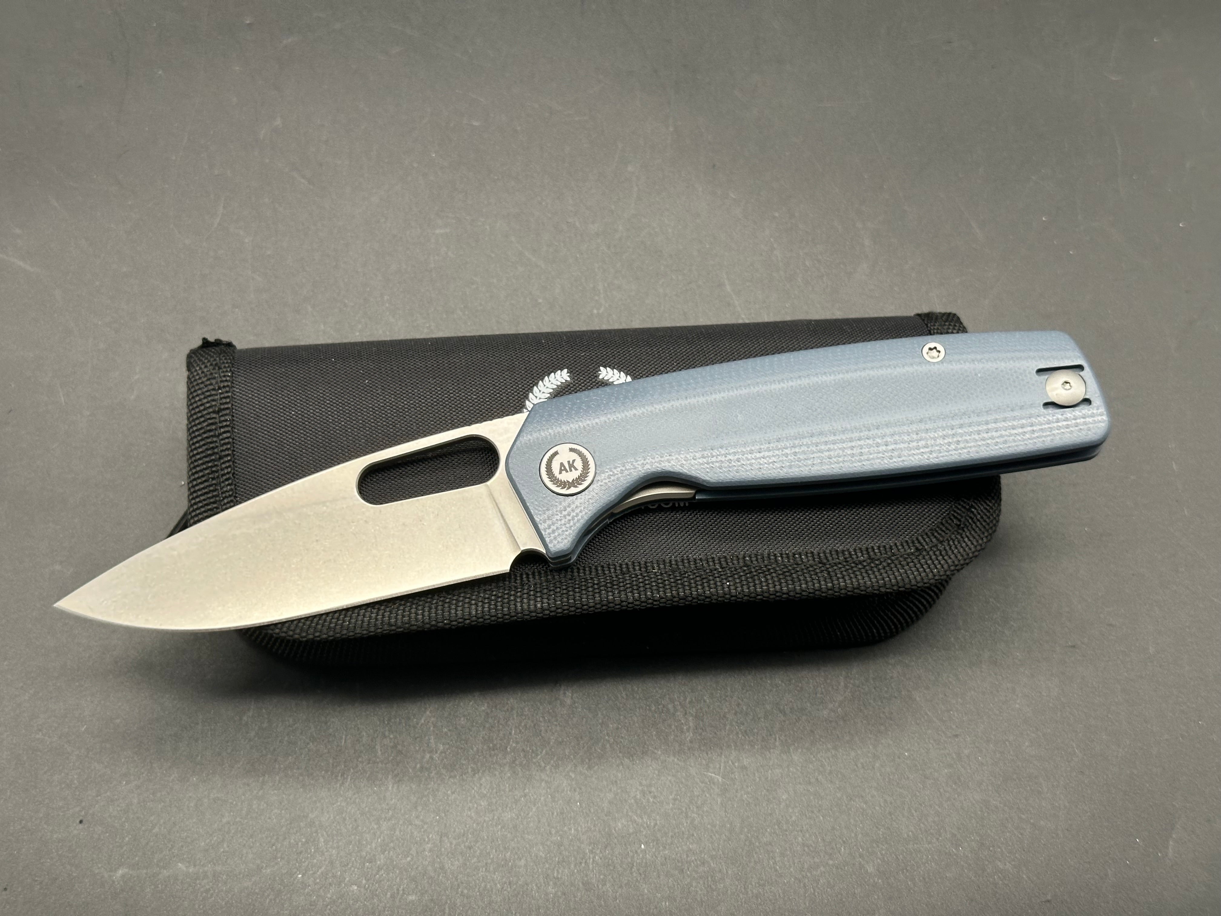 Asher Spiro G10 Folding Knife - 3.2