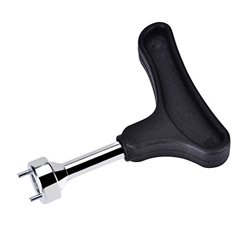 Dilwe Stainless Steel Multifunction Golf Cleat Wrench Tool - Essential Golf Shoe Accessory for Quick Cleat Replacement | Perfect for Golf Course Maintenance & Equipment Repair