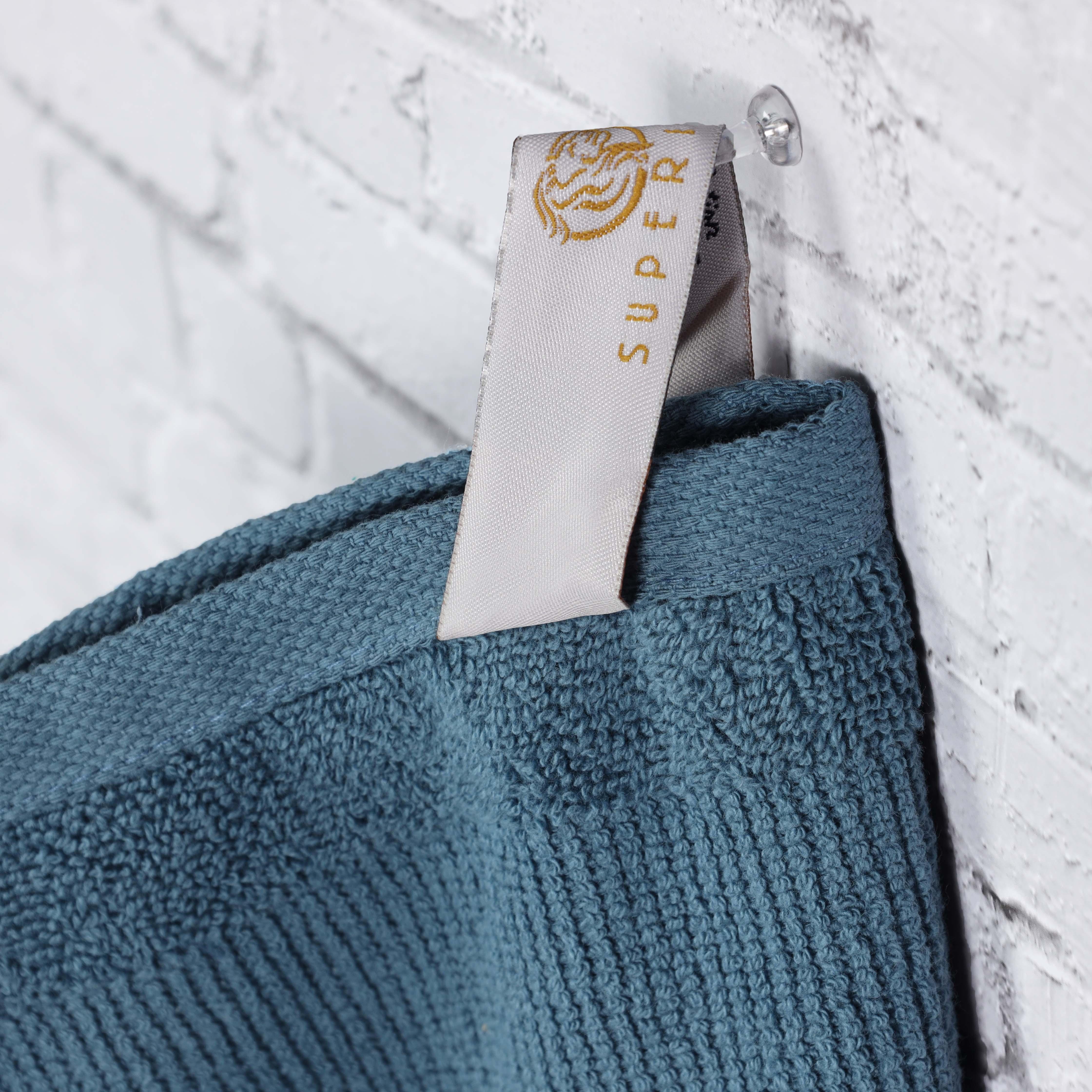 Premium Roma Cotton Ribbed Textured Hand Towels - Soft & Absorbent Bathroom Towel Set of 6 - Perfect for Kitchen, Guest Bathroom & Spa Use