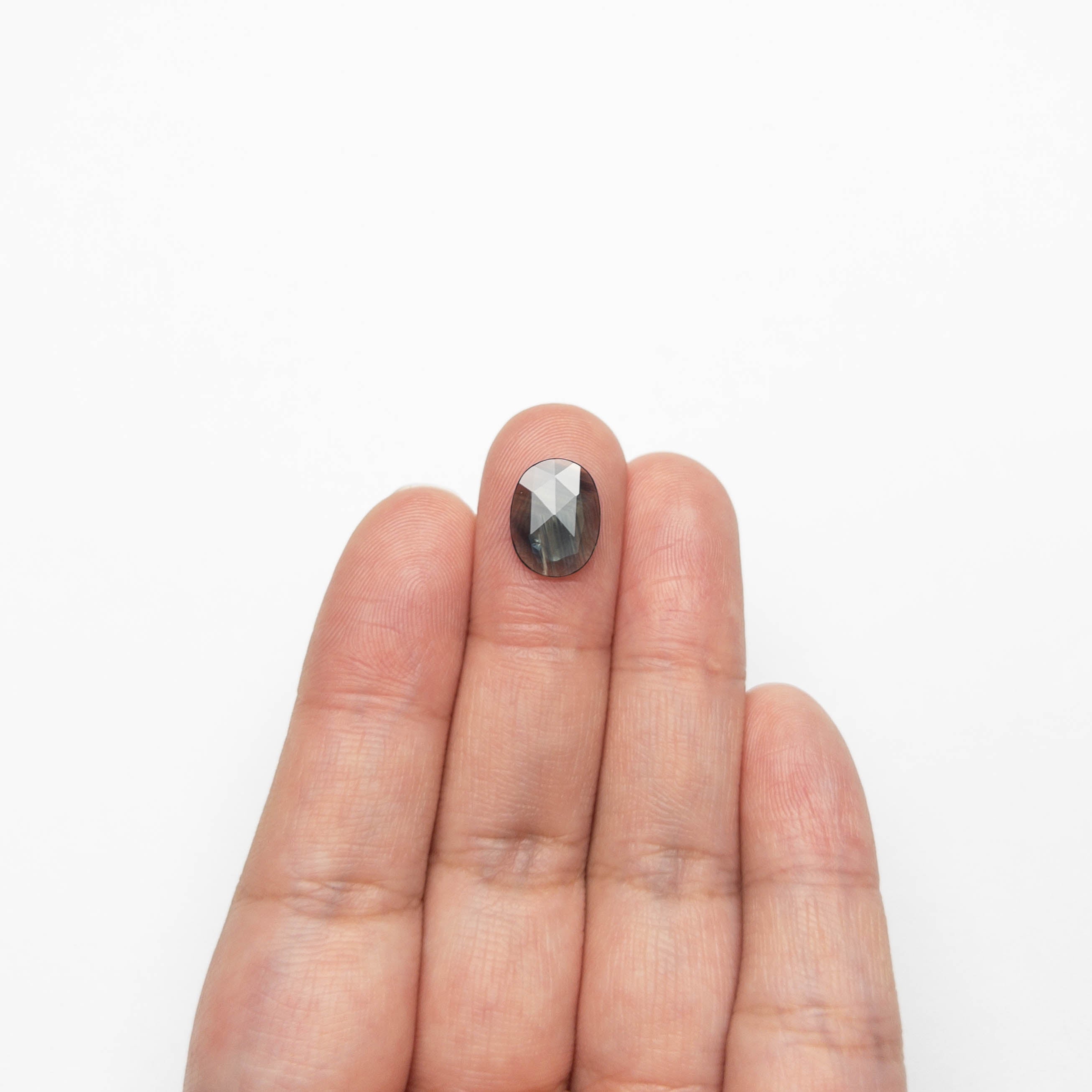 2.00ct Oval Rose Cut Sapphire - 11.96x9.06x1.78mm Natural Gemstone for Jewelry Making, Engagement Rings & Fine Collections