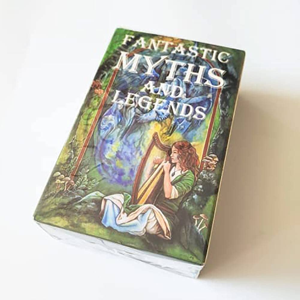 Fantastic Myths and Legends Tarot Deck - 78 Oracle & Divination Cards for Beginners - Perfect for Family Game Nights, Spiritual Guidance & Party Entertainment