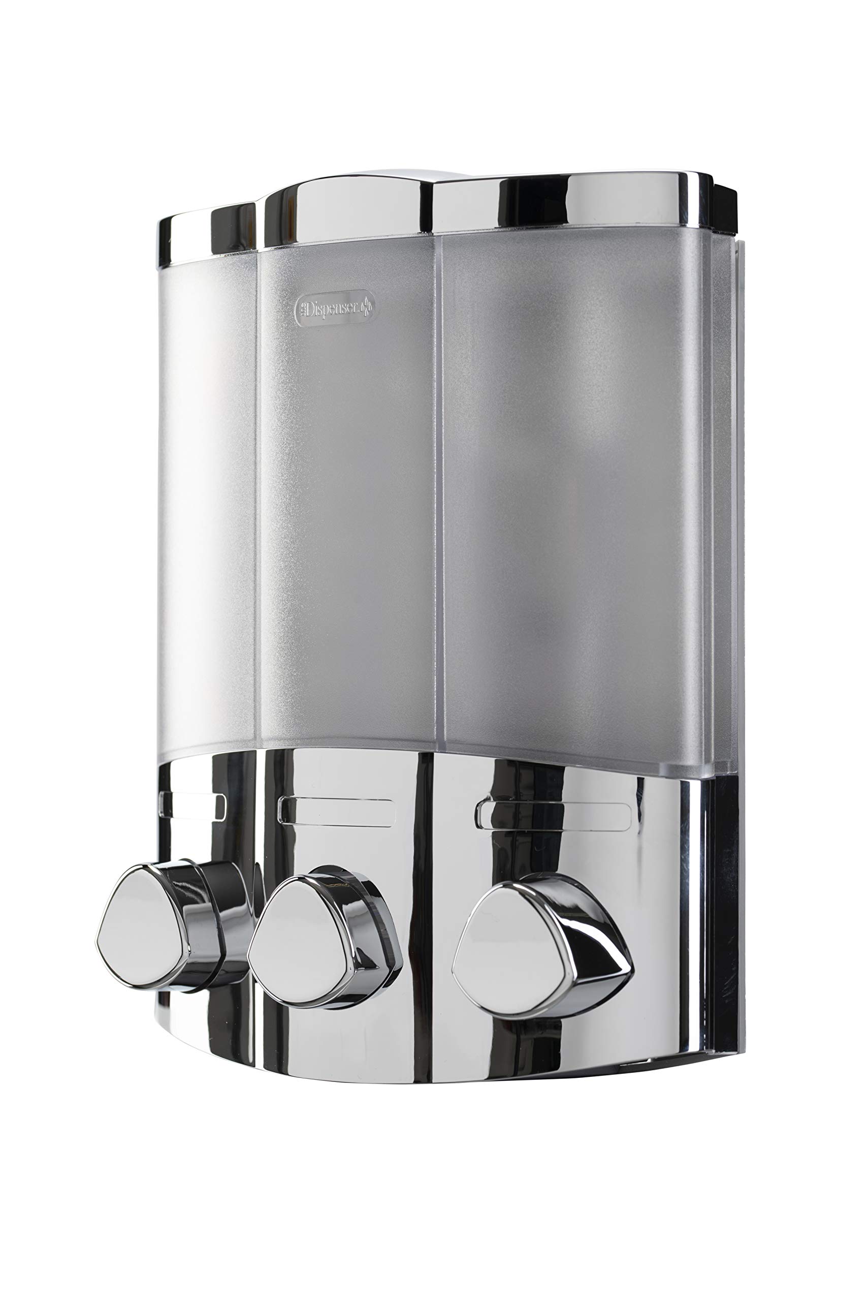 Croydex Euro Soap Dispenser Trio Set - Chrome Finish Bathroom Soap Dispenser for Kitchen, Bath, and Guest Room Decor