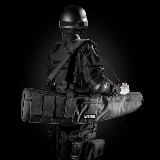 Barska BI13114 Loaded Gear 42 Tactical Rifle Bag Black RX 100 - Durable Gun Case for Hunting, Shooting Range & Outdoor Adventures