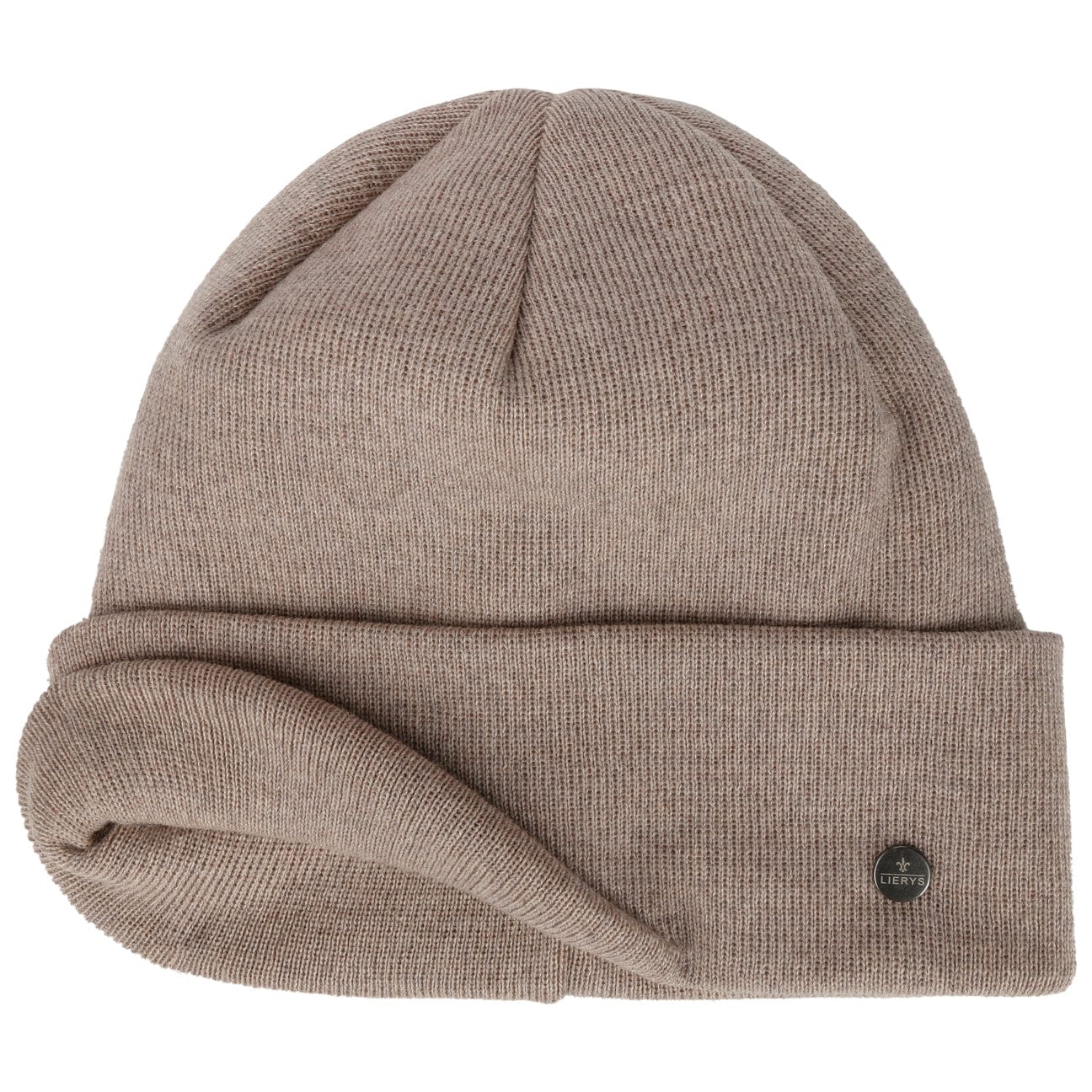 Lierys Premium Merino Wool Knit Beanie with Foldable Cuff - Warm Winter Hat for Men & Women - Perfect for Skiing, Hiking, and Outdoor Activities