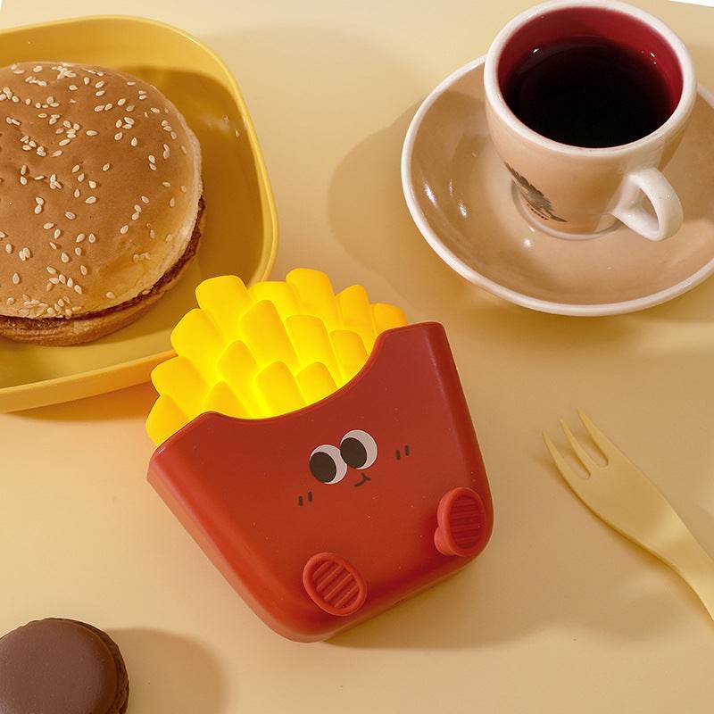 Adorable French Fry Night Light - LED USB Desk Lamp for Kids Room, Bedroom, Nursery | Perfect for Nighttime Reading, Decor, and Gifts