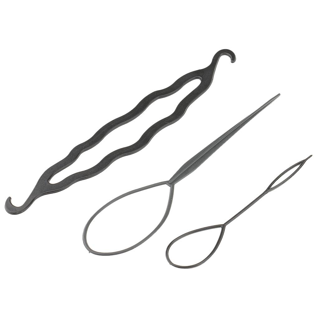 Barenx DIY Big Hair Bun Maker - Elastic Hair Pins & Clips for Thick Hair - Perfect for Updos, Ponytails & Party Hairstyles