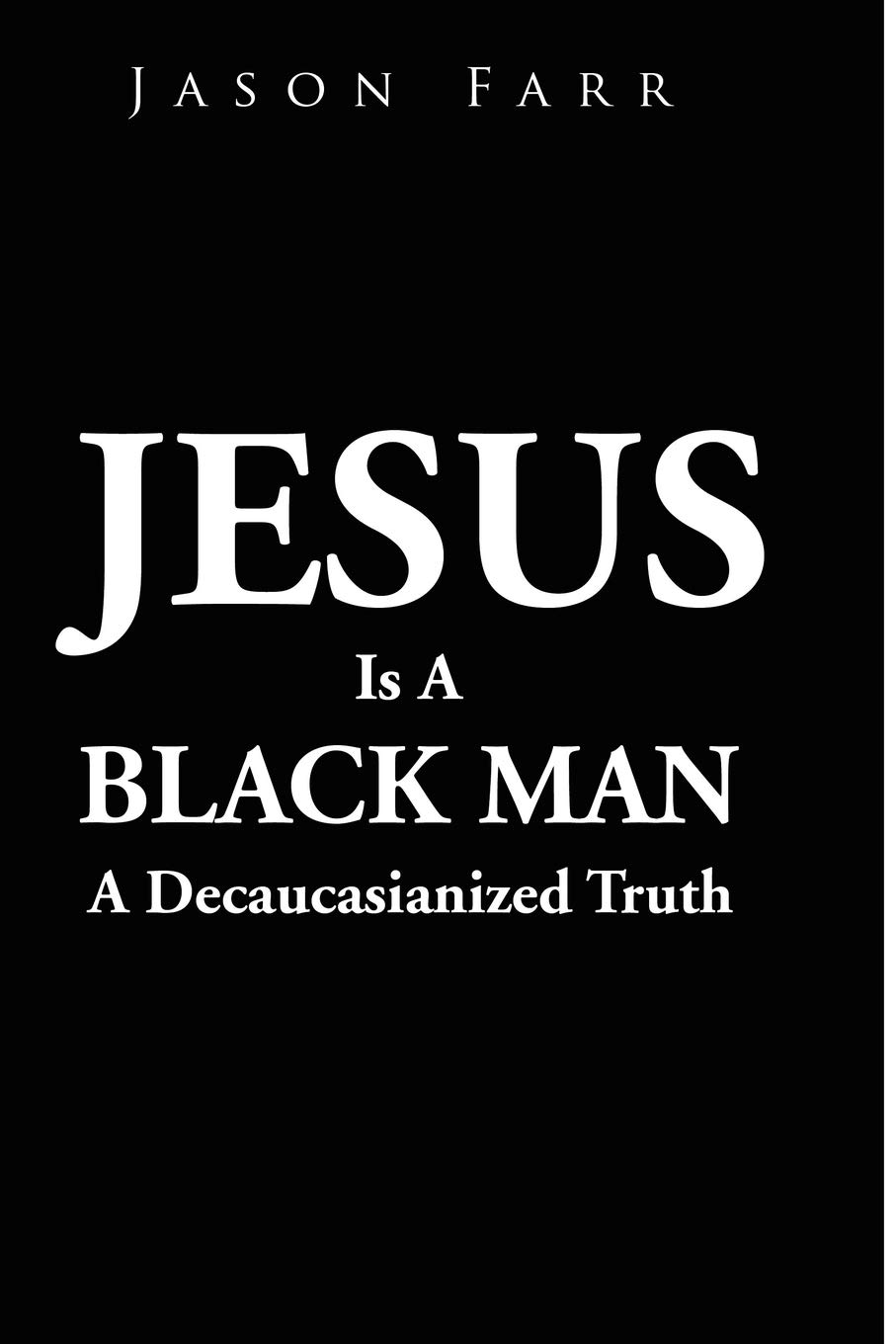 Jesus Is a Black Man - Inspirational Christian Wall Art for Home & Church Decor - Perfect for Living Room, Bedroom & Worship Spaces