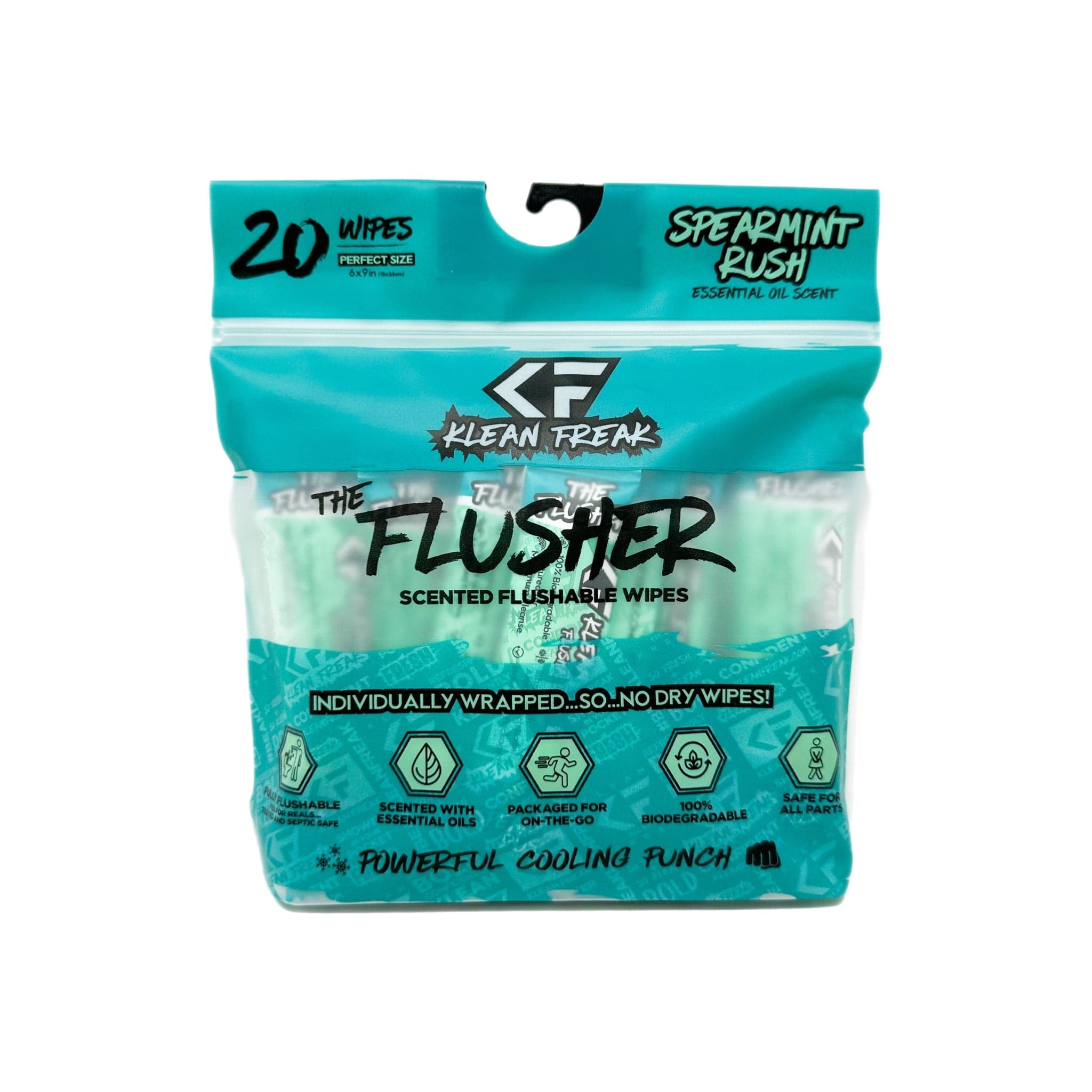 The Flusher 20 Pack - Premium Toilet Bowl Cleaner Tablets for Effortless Cleaning | Ideal for Home, Office & Commercial Use