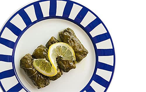 Kontos Foods Dolmas Stuffed Grape Leaves with Rice - Ready to Eat Kosher Vegan Snack | Perfect for Greek Mezze Platter, Charcuterie Boards, or Mediterranean Appetizers | Canned Dolmades for Easy Entertaining & Quick Meals