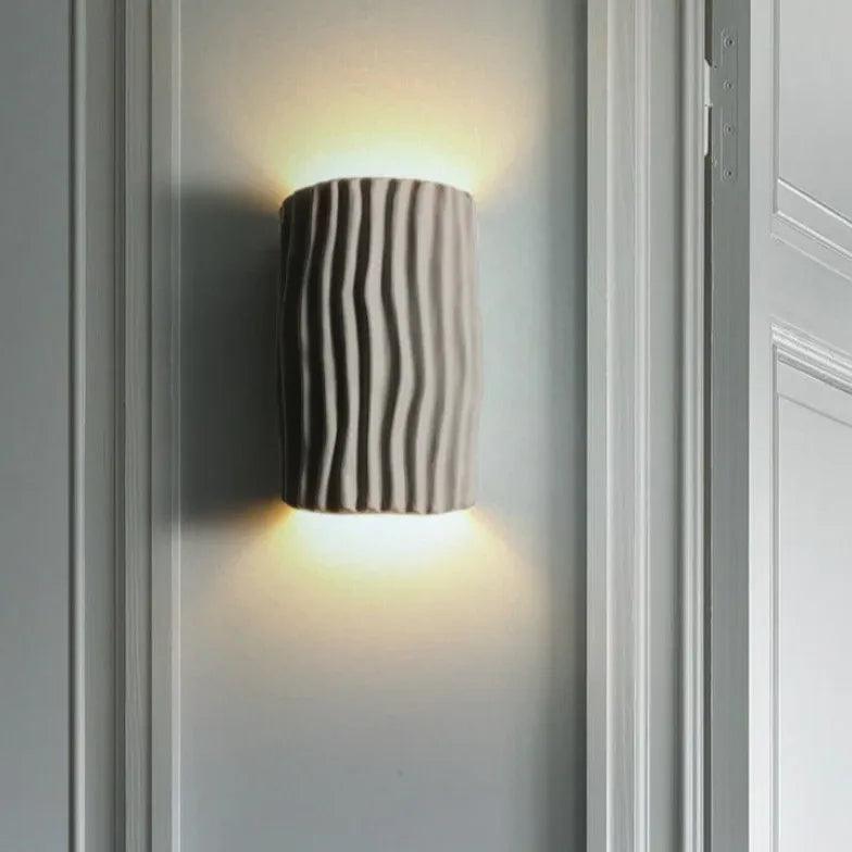 Modern LED White Wall Light - Energy Efficient Indoor/Outdoor Lighting for Living Room, Bedroom, Porch & Patio