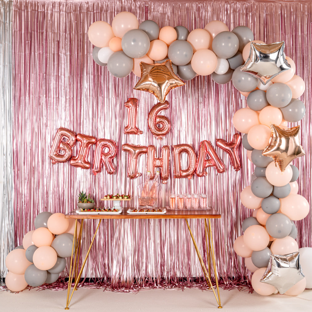 Balloonify Rose Gold Mylar Number 6 Balloon - 16 Inch - 1 Count Box - Perfect for Birthdays, Anniversaries & Party Decorations