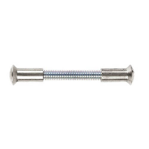 M6x80 Nickel Plated Through Bolt and Nipple for Pot Handle - Durable Hardware for Kitchenware and DIY Projects