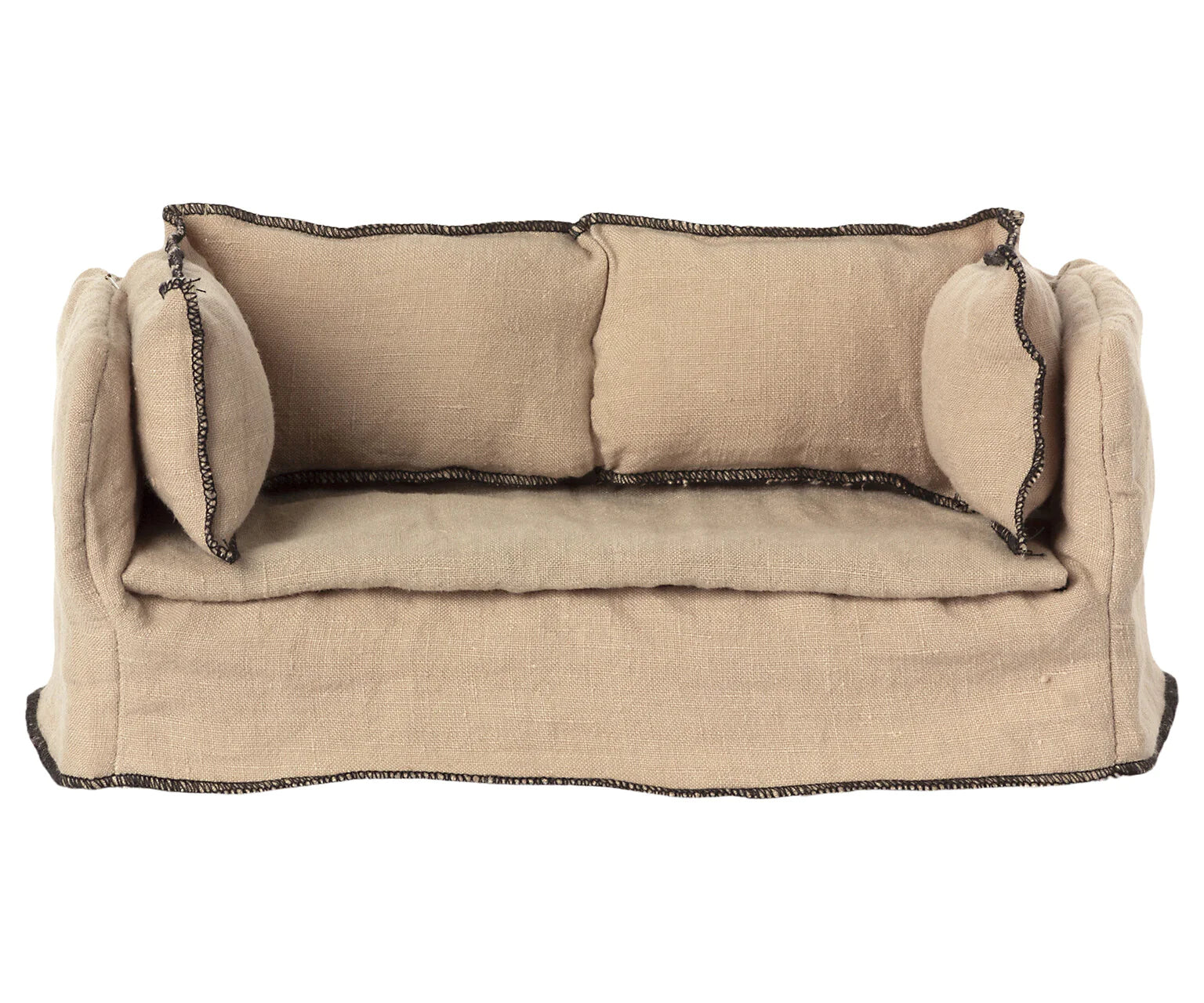 Miniature Couch for Dollhouse - Tiny Sofa for Dolls, Mini Furniture, Kids Playroom Decor, DIY Doll Accessories - Perfect for Dollhouse Scenes & Collectors