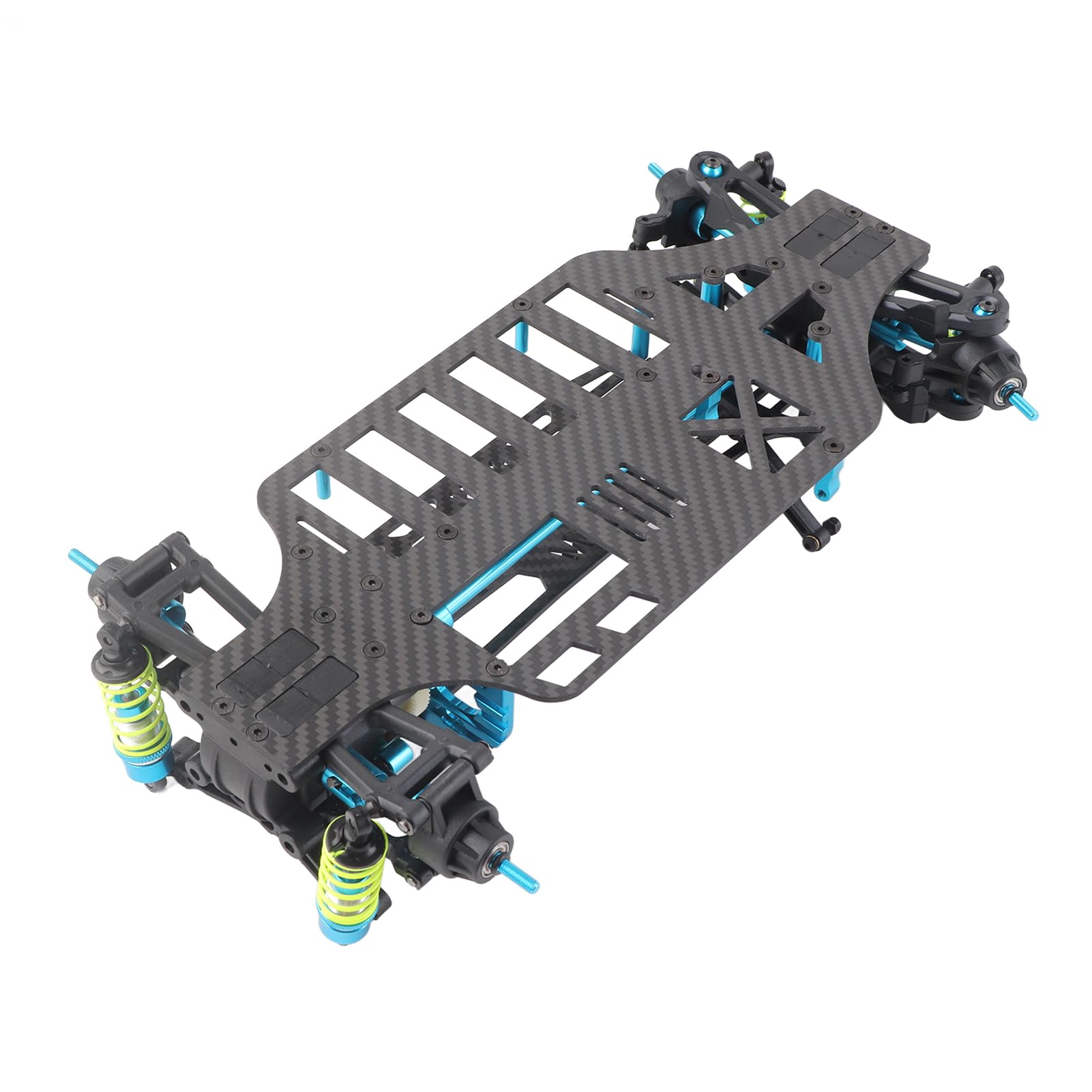Tbest RC Wheelbase Frame Kit - Carbon Fiber Metal Chassis Beam for TT01/TT01E 1/10 Scale RC Car Model | Durable Off-Road Racing & Drift Upgrade Parts | Compatible with Associated Chassis | Perfect for Competitive Racing & DIY RC Enthusiasts