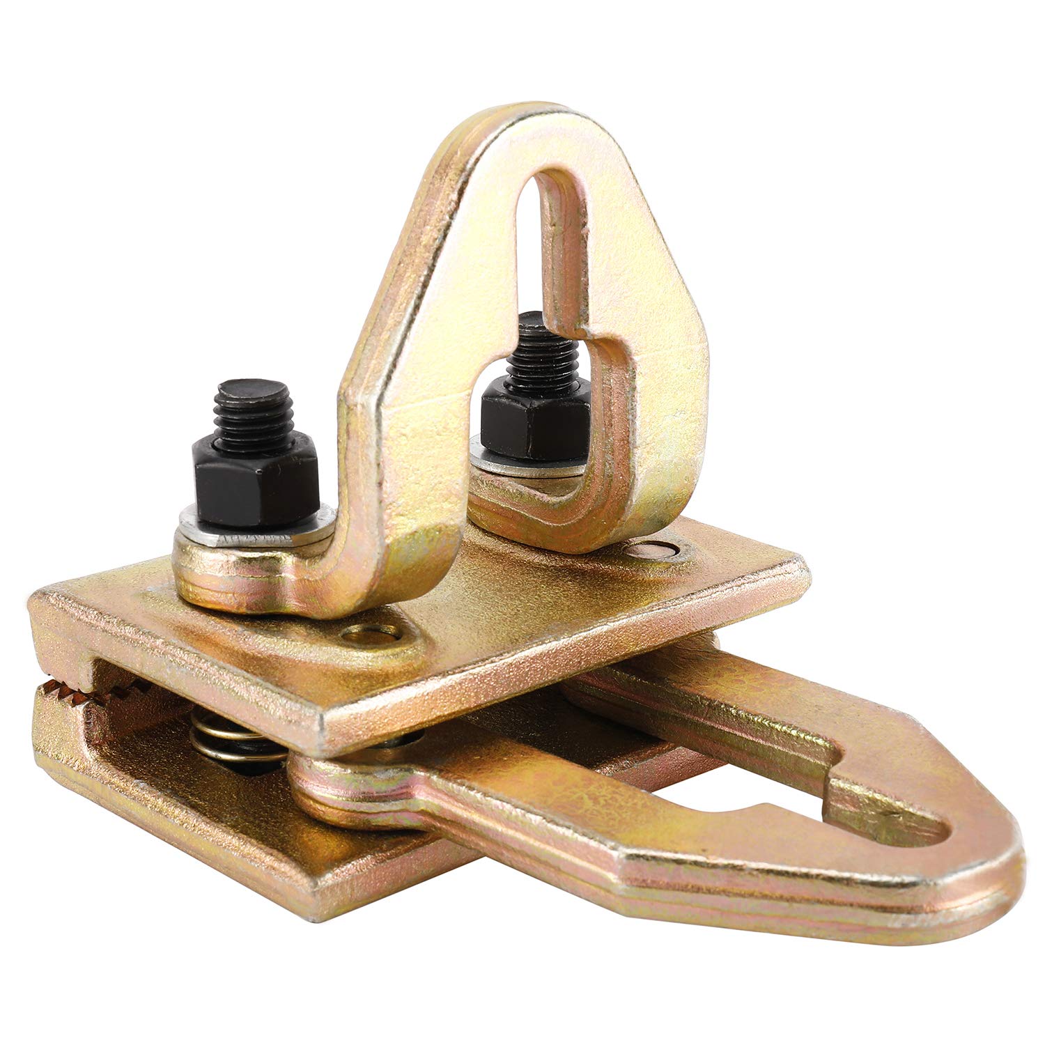 YaeMarine 5 Ton Heavy Duty Right-Angle Two-Way Auto Body Pull Clamp - Professional Car Body Repair Tool Kit for Dent Removal & Frame Straightening - Perfect for Auto Shops & DIY Garage Repairs