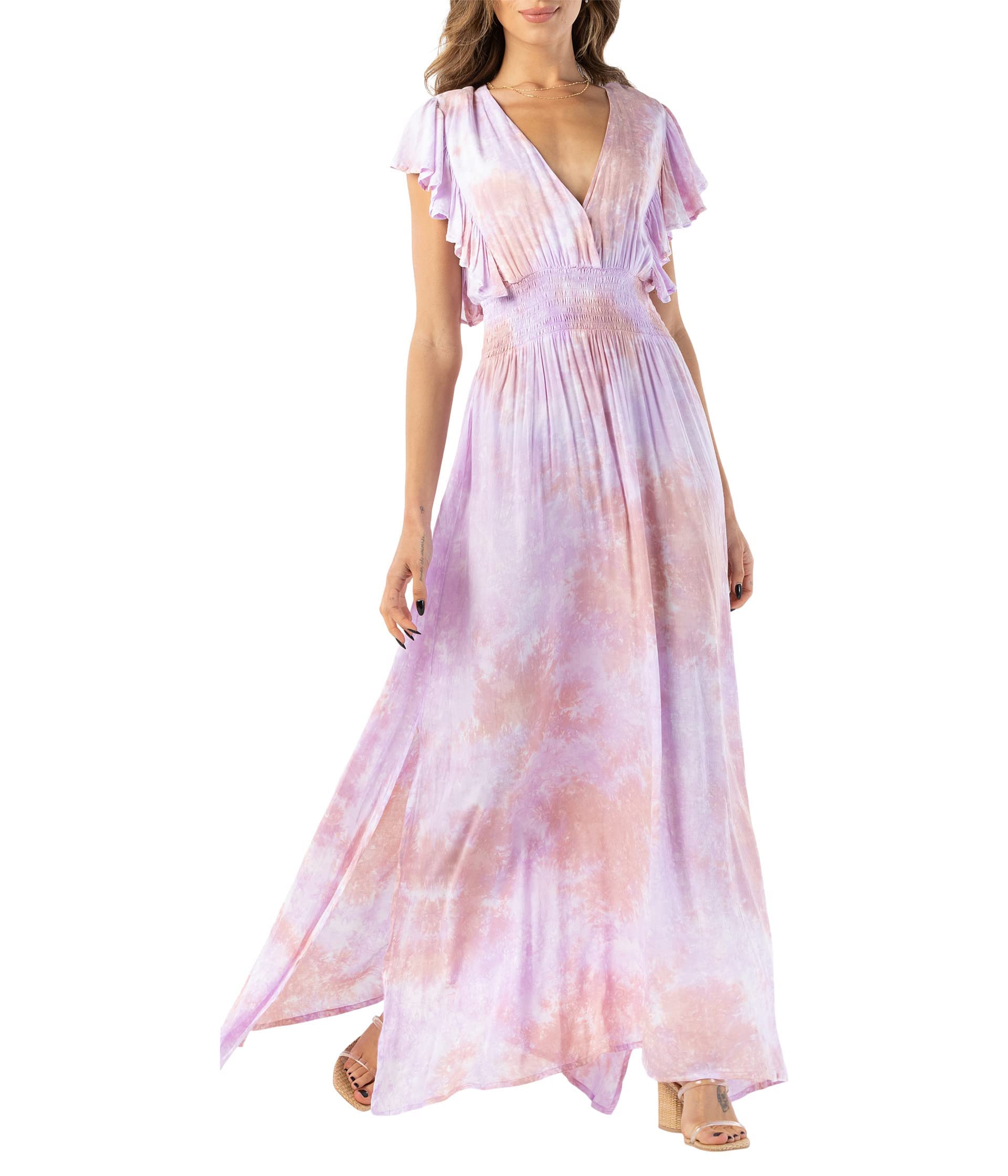 Tiare Hawaii Dahlia Maxi Dress - Floral Summer Beach Dress for Women | Perfect for Vacations, Weddings & Tropical Getaways