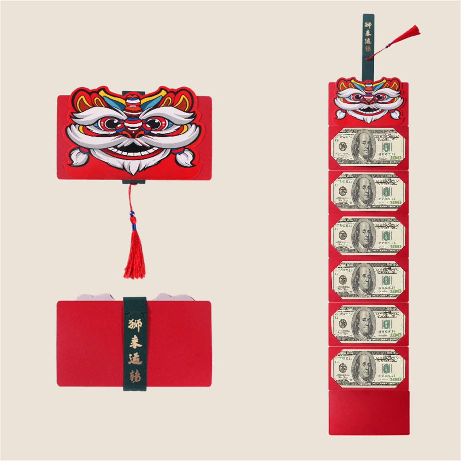 Chinese New Year Red Envelopes 2022 - Lucky Money Envelopes for Spring Festival, Tiger Year Cartoon Design - Perfect for Lunar New Year Gifts, Birthday Celebrations and Wedding Blessings