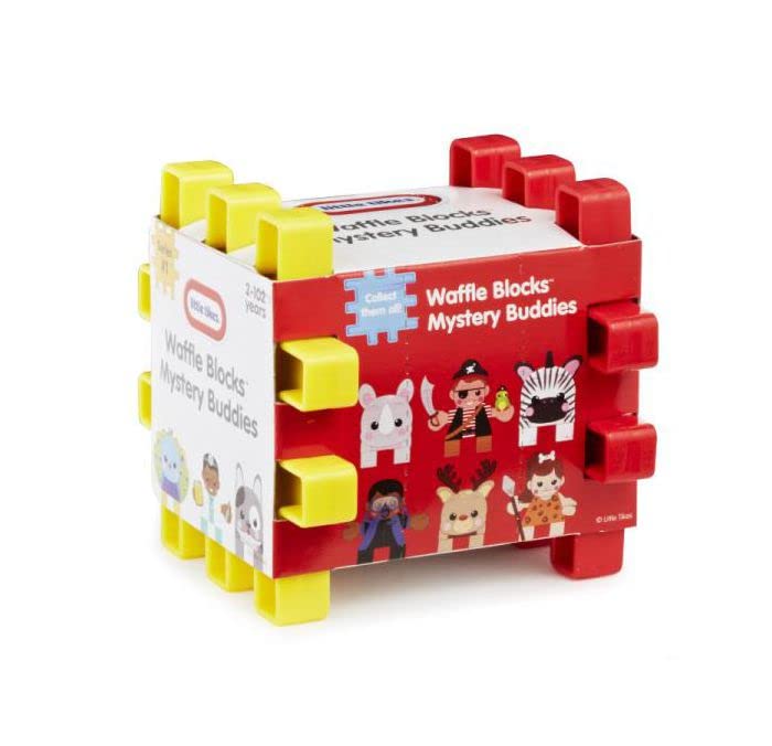 Waffle Blocks Mystery Buddies Surprise Pack Series 1 - 50+ Building Pieces for Kids, STEM Educational Toys - Perfect for Birthday Gifts & Creative Playtime