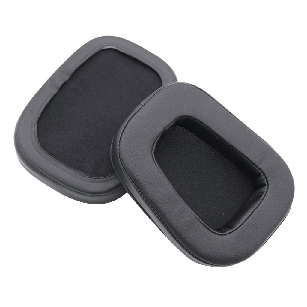 FAKEME Replacement Ear Cushions Pads for Logitech G533 G933 G933 Artemis Headphones - 2 Pack Soft Memory Foam Ear Pads for Gaming, Office & Home Use
