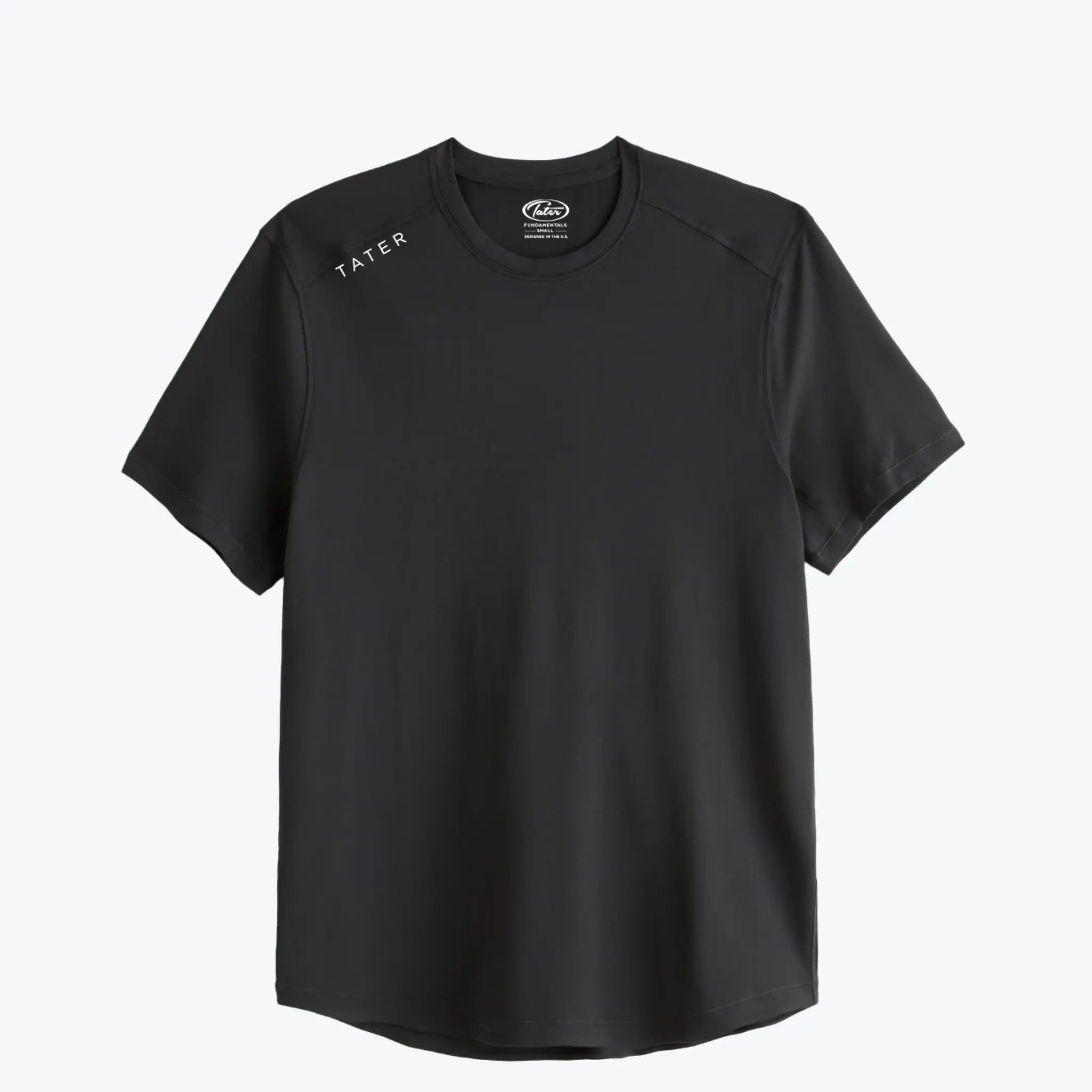 FUNDAMENTALS Men's Training T-Shirt - Black Workout Tee for Gym, Running & Casual Wear