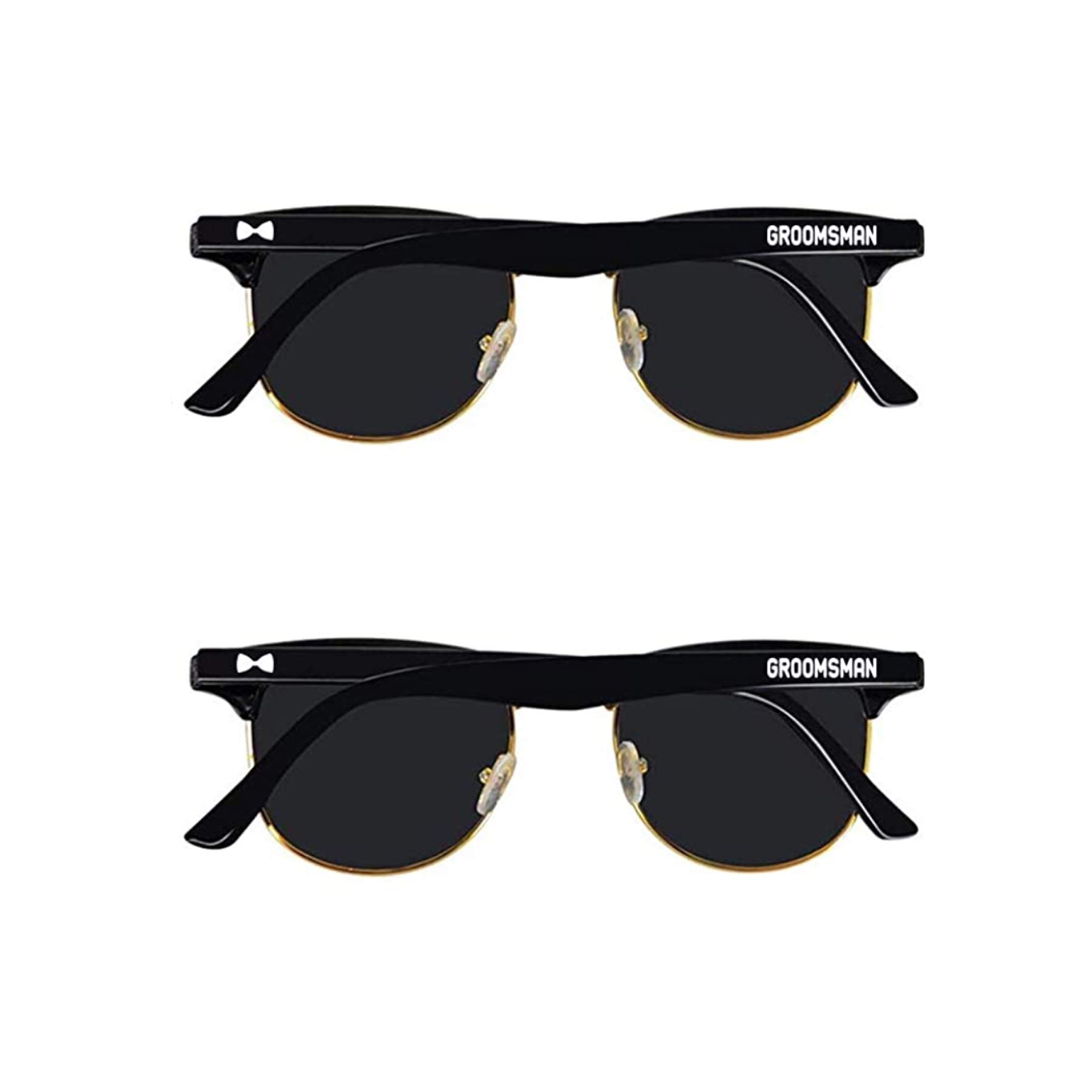 Bachelor Party Sunglasses for Groom & Groomsmen - Stylish Aviator Shades for Best Man & Wedding Party - Perfect for Bachelor Parties, Weddings & Beach Celebrations