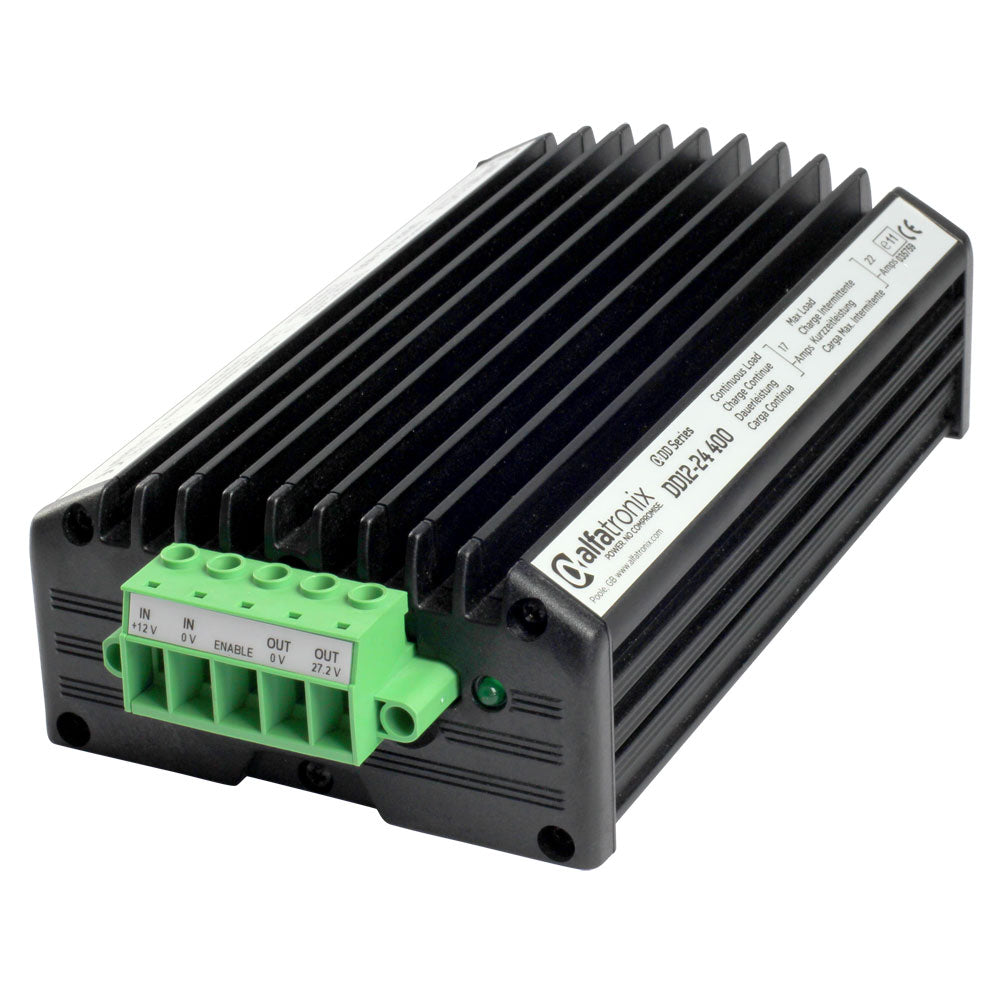 Alfatronix DD Series 12V to 24V DC Voltage Converter 400W (16A) - Power Supply for Automotive, Marine & Industrial Equipment