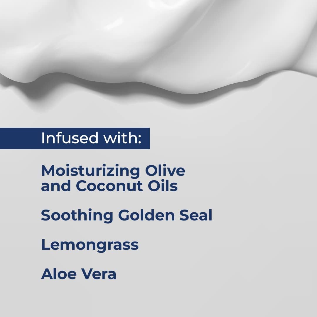 Kiss My Face Moisturizing Shaving Cream with Lavender & Shea Butter - Soothing & Hydrating for Sensitive Skin - Perfect for Men & Women's Daily Shaving Routine