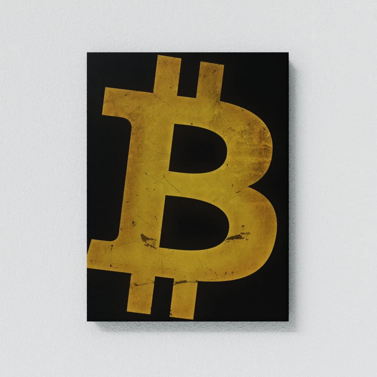 Crypto Canvas Wall Art - Bitcoin & Ethereum Digital Currency Themed Decor for Home & Office | Perfect for Living Room, Bedroom & Workspace