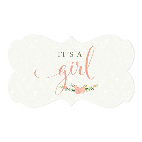 Labels Fancy Frame It's a Girl